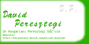 david peresztegi business card